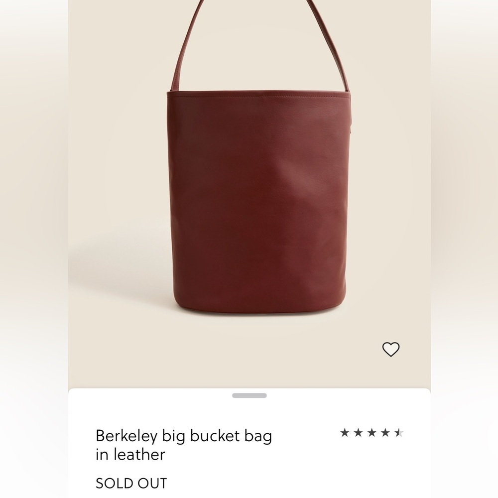 J Crew Berkeley Big Bucket Bag - Picture 11 of 12